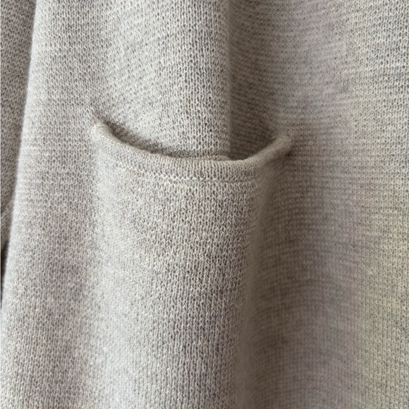 Eileen Fisher Beige Women's Wool Knit Jacket - Picture 5 of 7